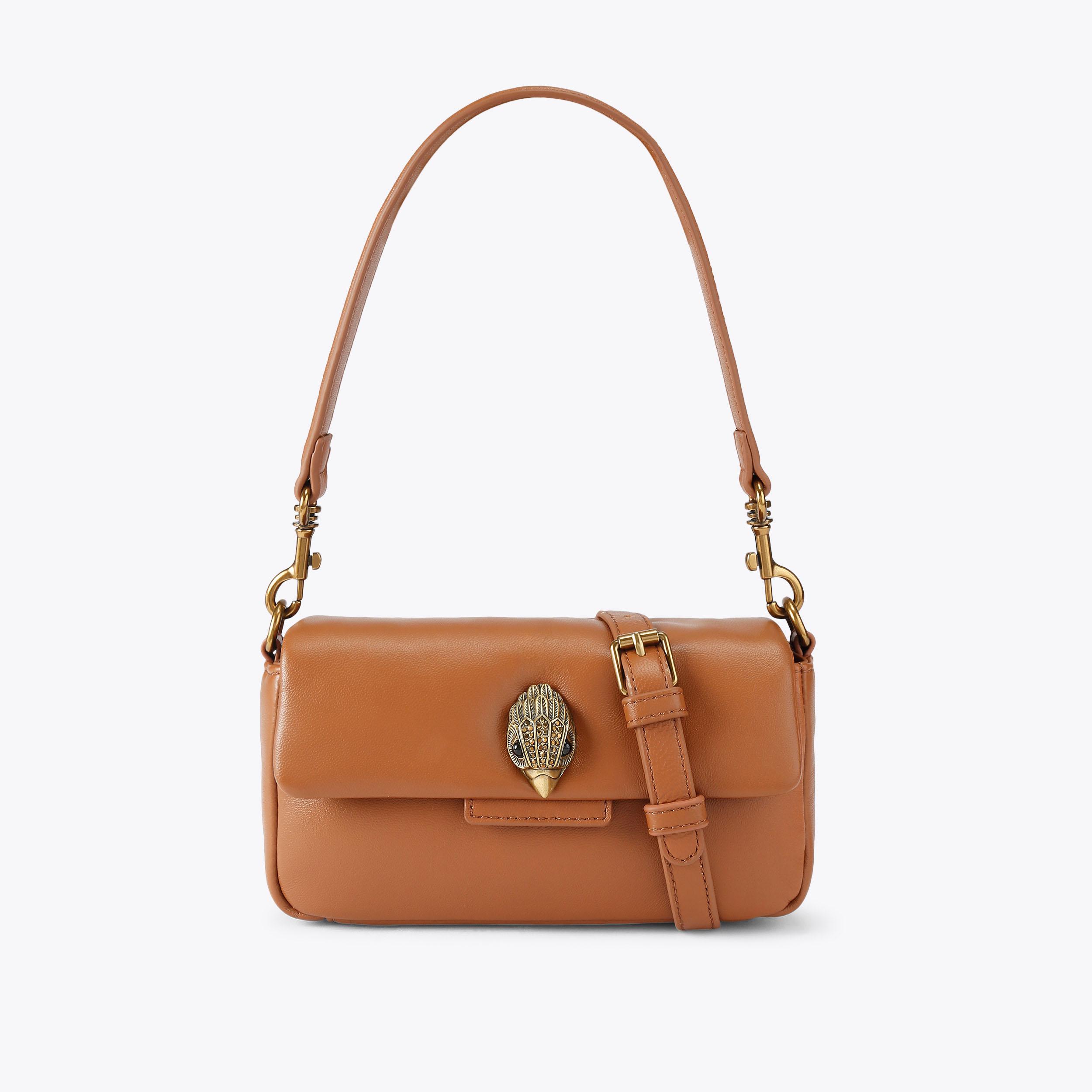 Kurt Geiger London Mini Leather Oxford Bag - Tan