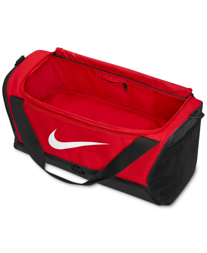Nike Brasilia 9.5 Training Duffel Bag (Medium, 60L) - Red