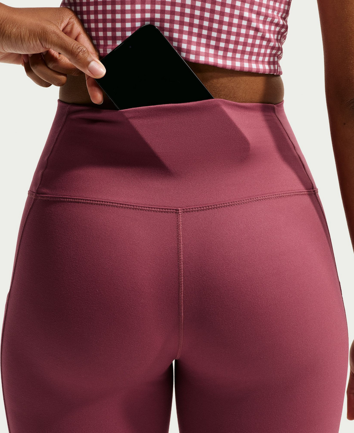 Nike Women's One High-Waist 7/8-Leggings - Pink Smoke/white