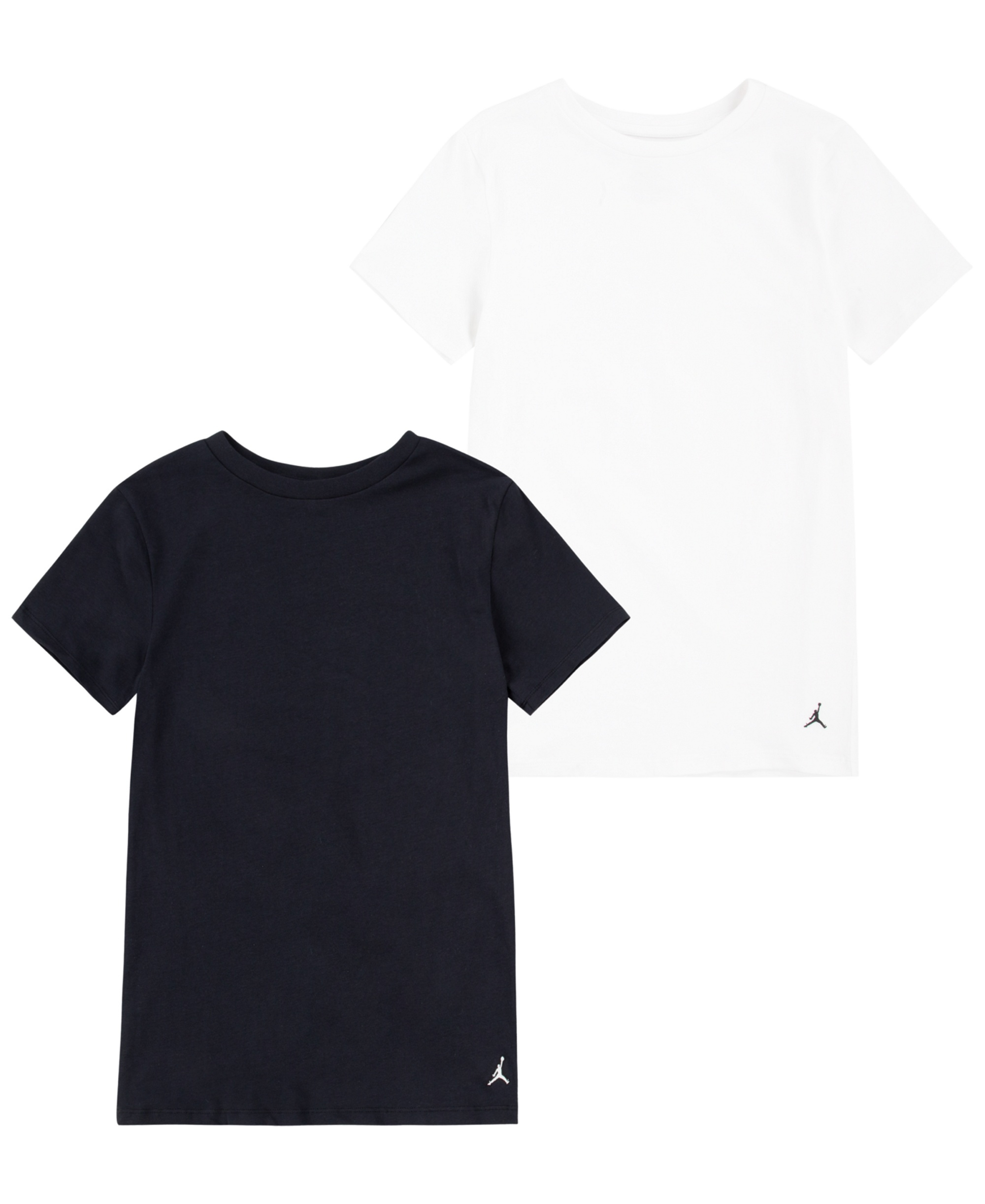Jordan Boys' 8-20 Flight Base T-Shirt, 2-Pack - Black/ White