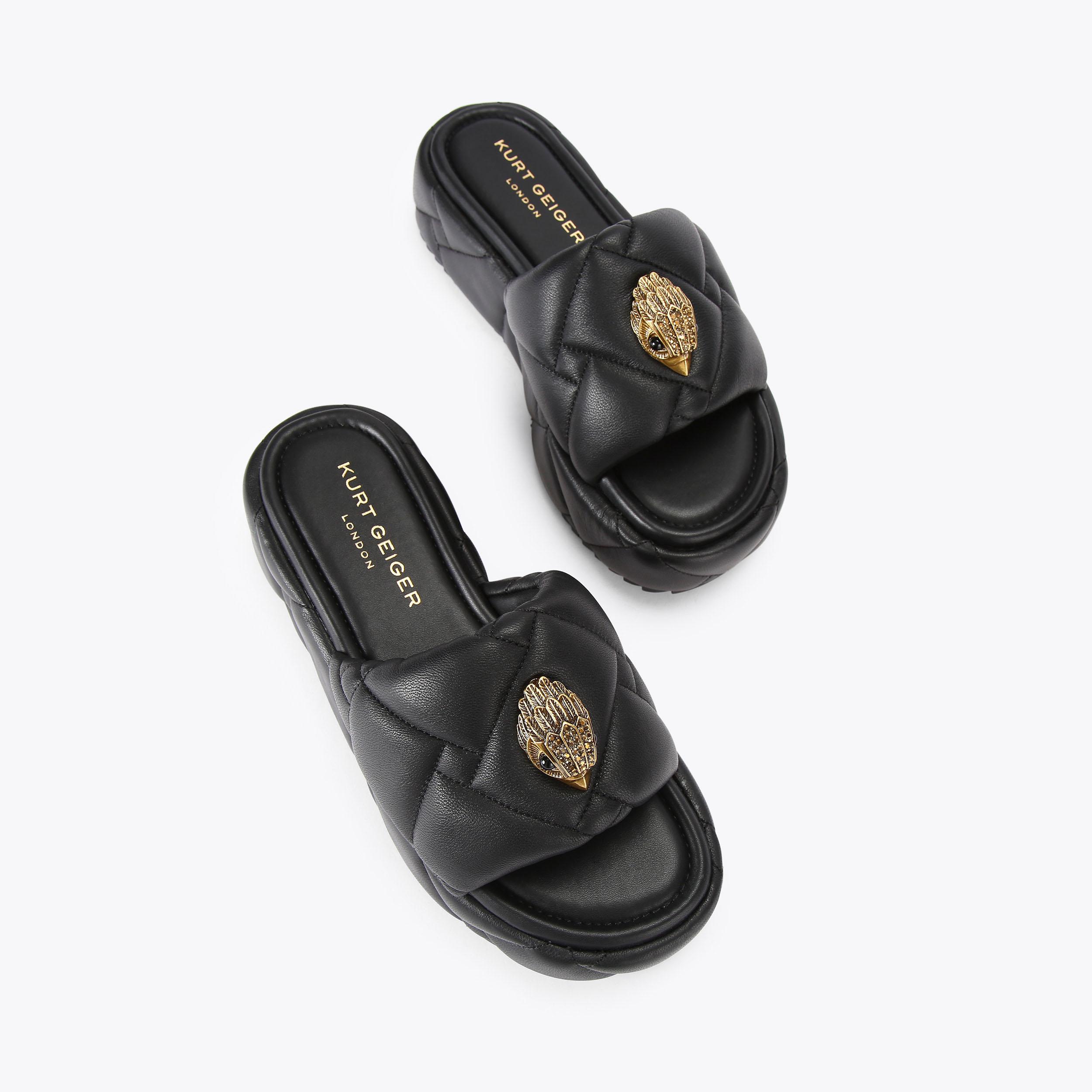 Kurt Geiger London Kensington Puff Sandal - Black - view 3