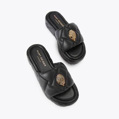 Kurt Geiger London Kensington Puff Sandal - Black - view 3
