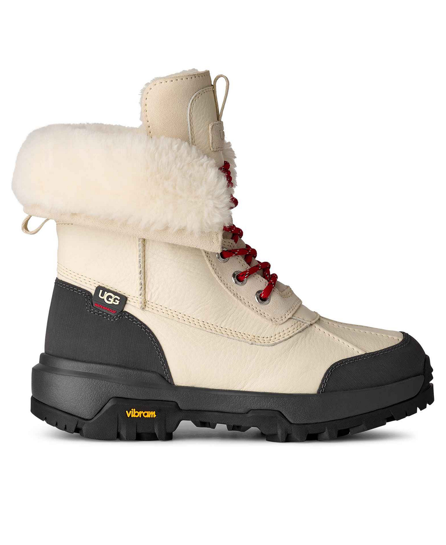 UGG Women's Adirondack XXV Round Toe Boots - Plaster
