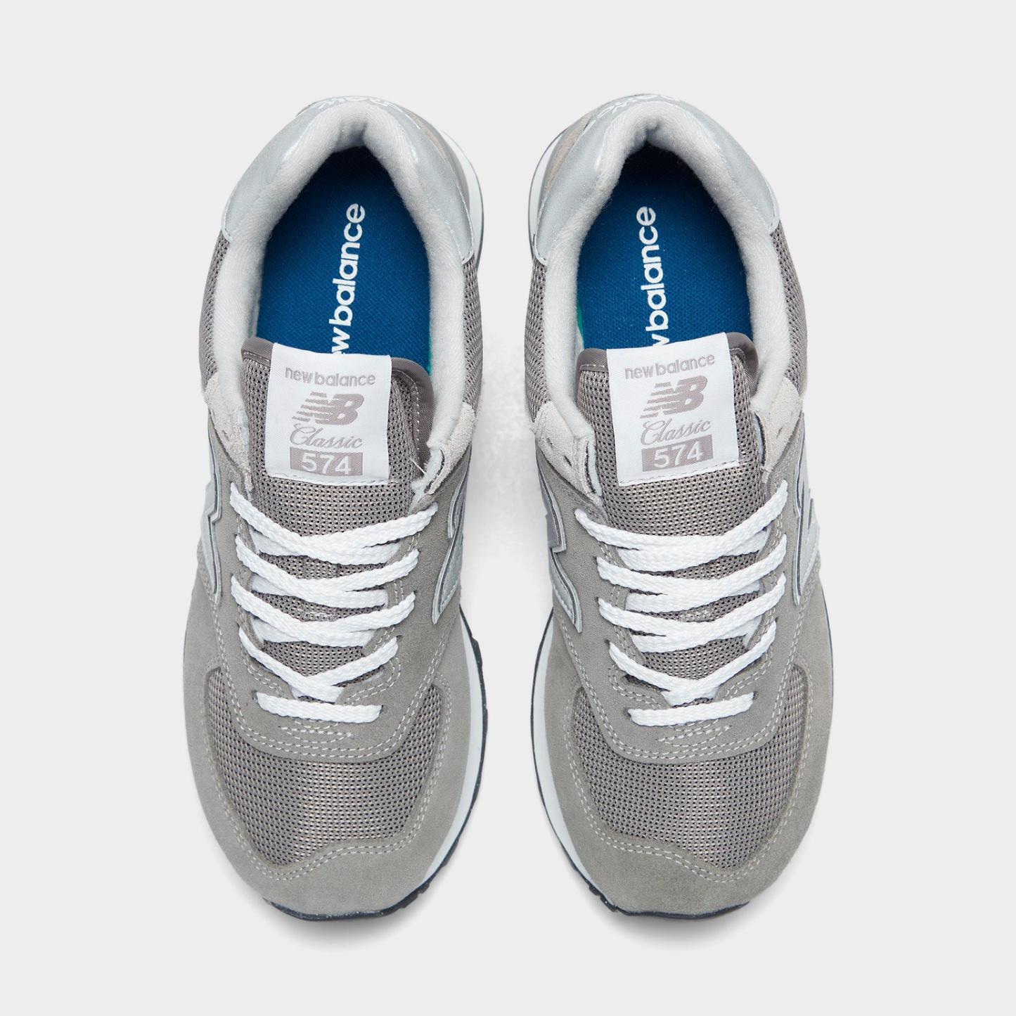 Women's New Balance 574 Casual Shoes - Grey/White - view 5