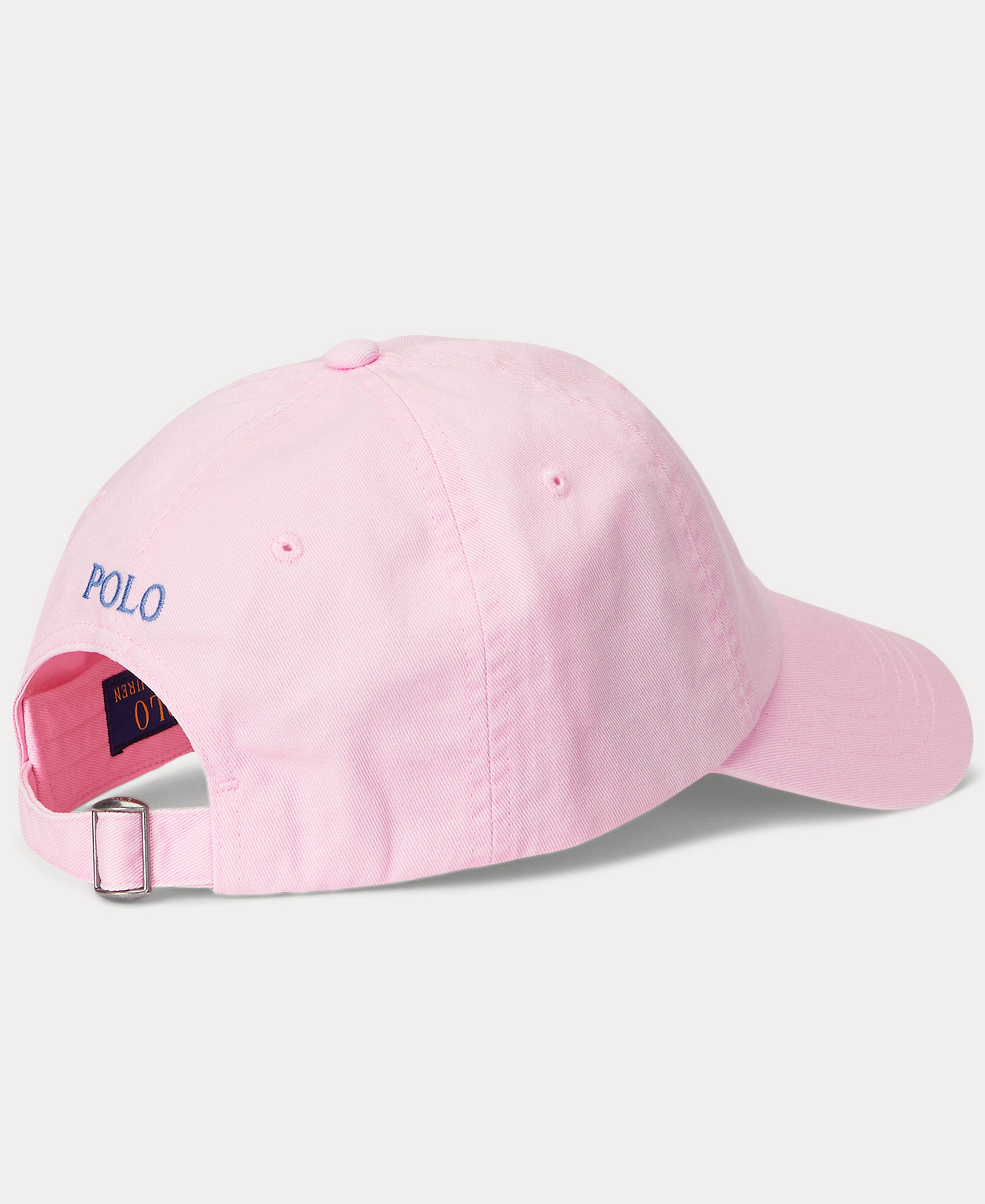 Polo Ralph Lauren Women's The Iconic Cotton Chino Ball Cap - Carmel Pink /Jewel Blue