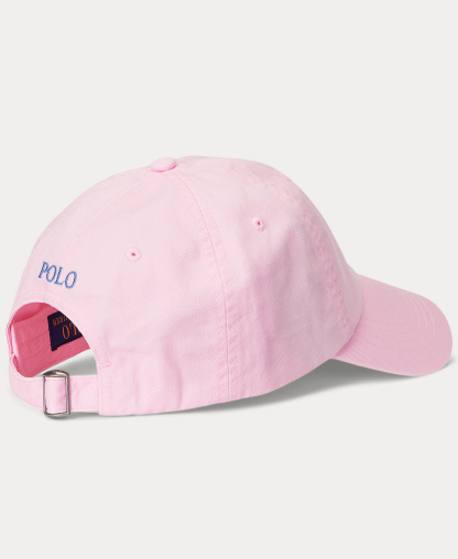 Polo Ralph Lauren Women's The Iconic Cotton Chino Ball Cap - Carmel Pink /Jewel Blue