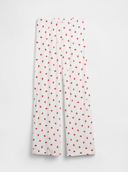 SoftMade Modal PJ Pants - Red strawberry print