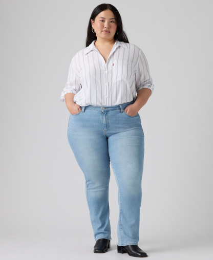 Levi's Trendy Plus Size Classic Straight Leg Jeans - Up And Away Plus