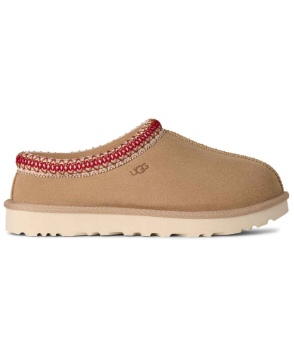 UGG® Women's Tasman II Slip-On Slide Slippers - Sand/Dark Cherry