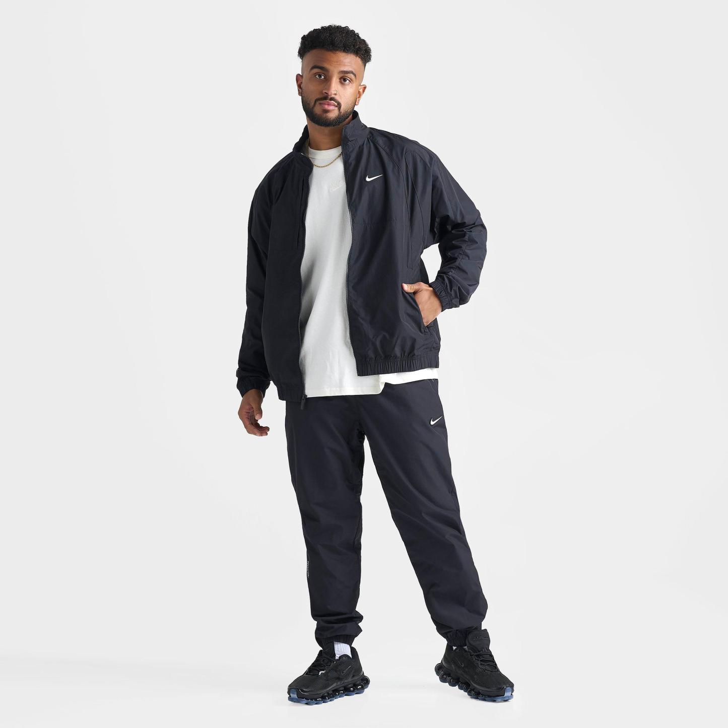 Men's Nithtke NOCTA Northstar Nylon Full-Zip Track Jacket - Black/Black/White