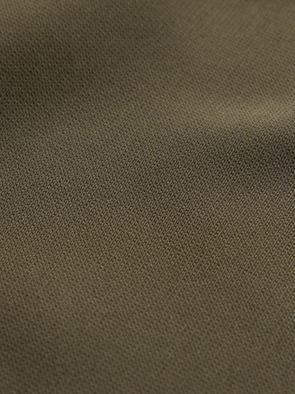365 High Rise Pleated Trousers - Black moss green