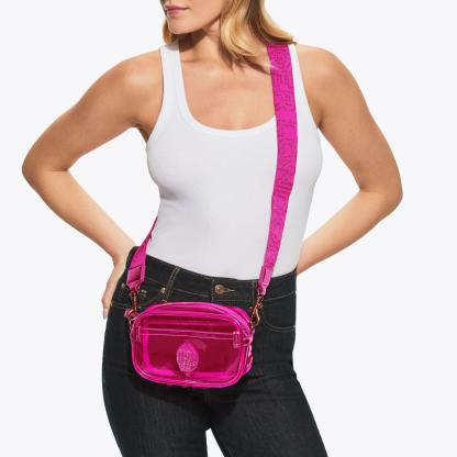 Kurt Geiger London Vinyl Kensington Camera Bag - Pink - view 2