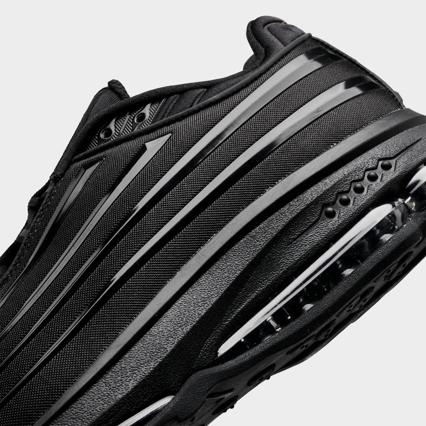 Men's Nithtke Air Max Ecstasy Plus Casual Shoes - Black/Black/Black - Detail shot