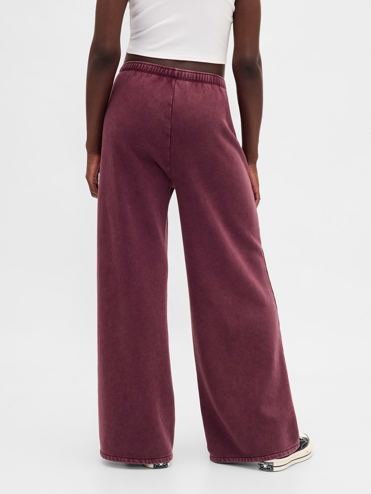 VintageSoft Baggy Sweatpants - Tuscan red wash