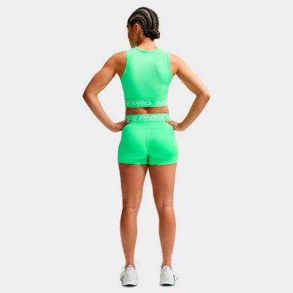 Women's Nithtke Pro Dri-FIT Crop Tank - Illusion Green/White