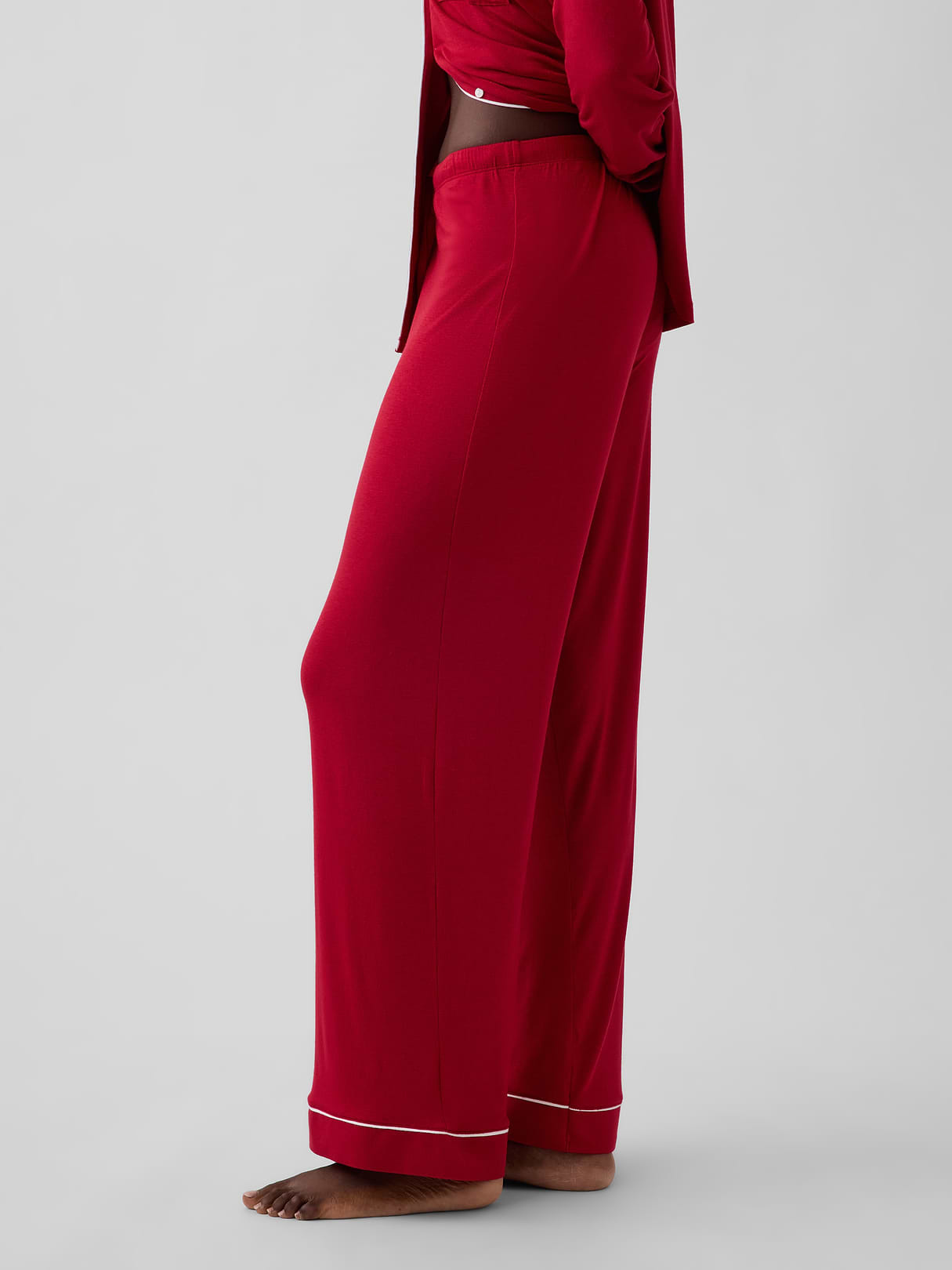 SoftMade Modal PJ Pants - Sled red