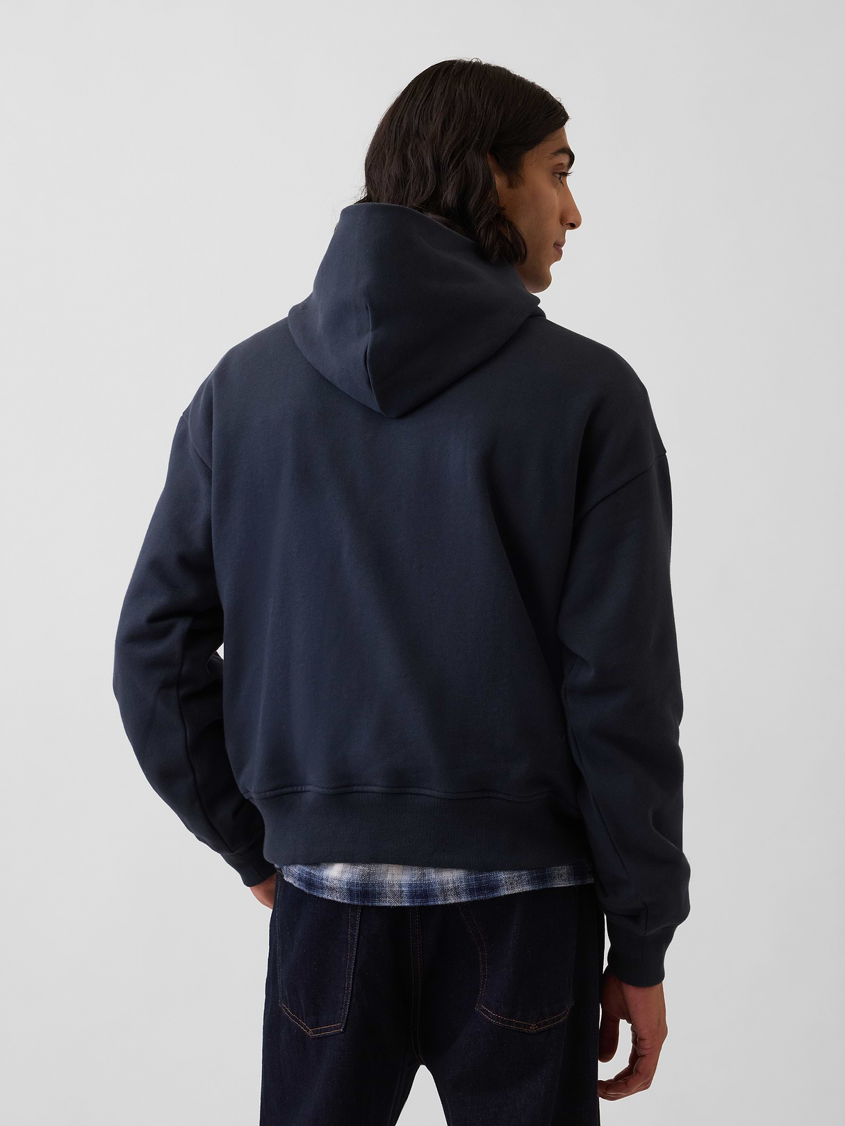 Adult Heavyweight Oversized Hoodie - New classic navy blue