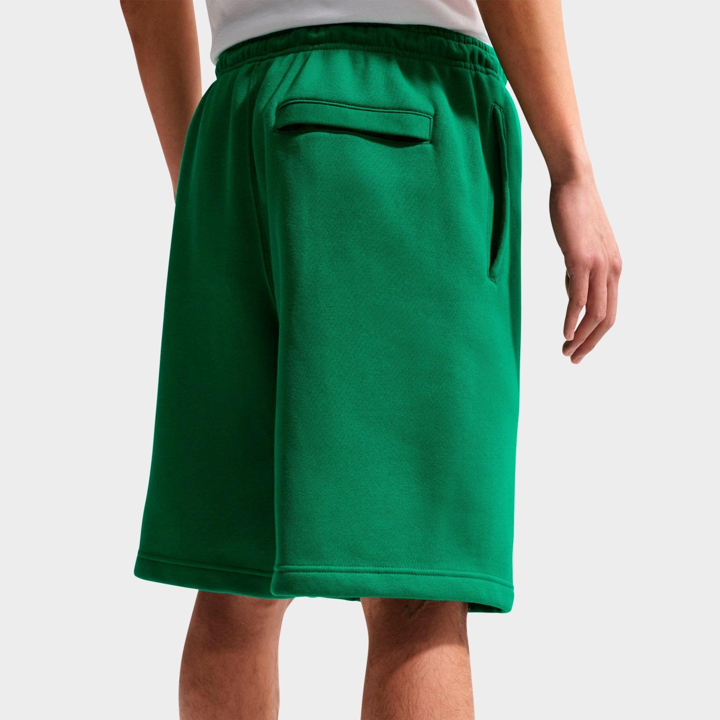 Men's Nithtke Club Fleece Swoosh Graphic Shorts - Malachite/Malachite/White