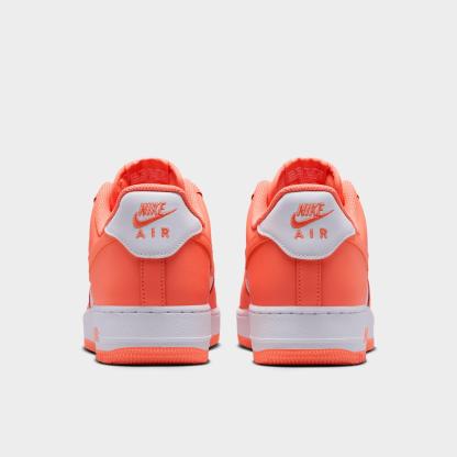 Men's Nithtke Air Force 1 '07 Casual Shoes - Part 1 - White/White/Orange Frost - Back view