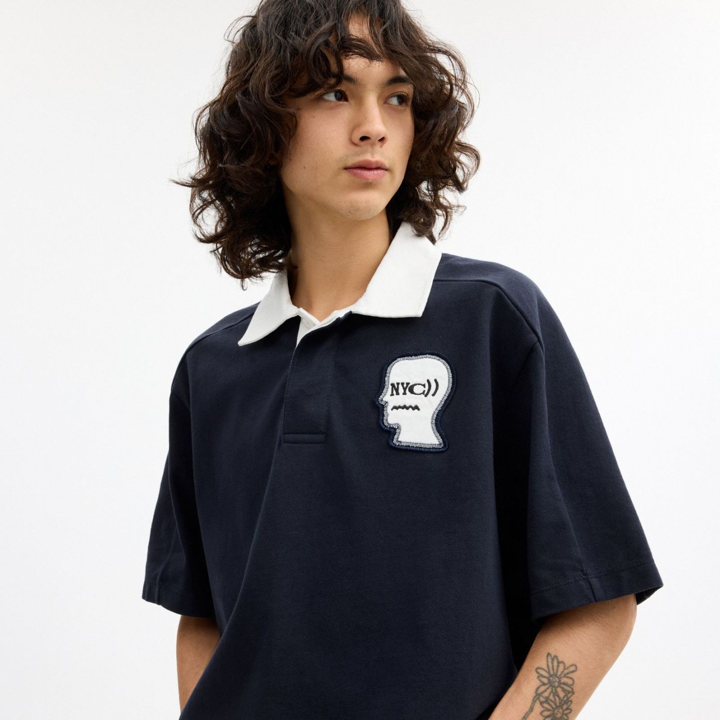 Coach | Brain Dead Rugby Polo - Navy Blue - view 4