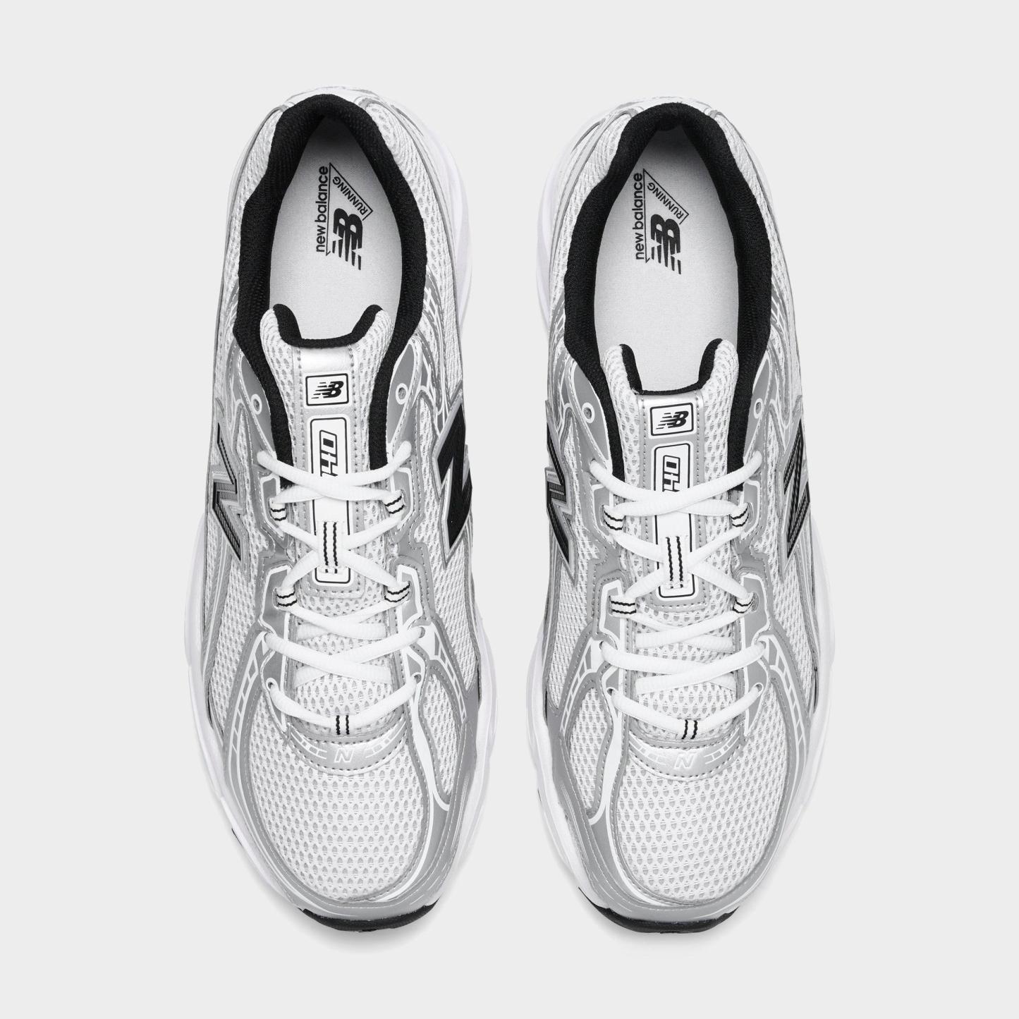 Men's New Balance 740 Casual Shoes - White/Silver Metallic - view 5