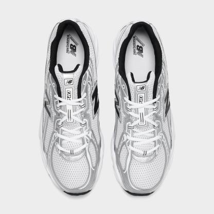 Men's New Balance 740 Casual Shoes - White/Silver Metallic - view 5