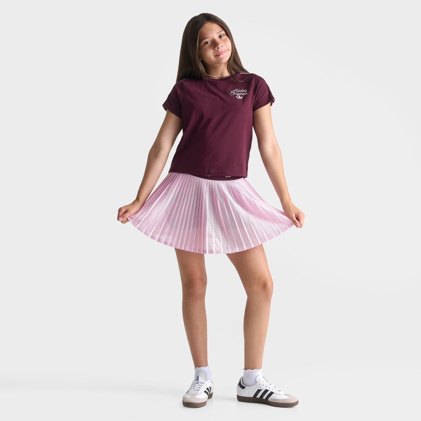 Girls' Big Kids' adidas Originals Pleated Skort - Orchid Fusion