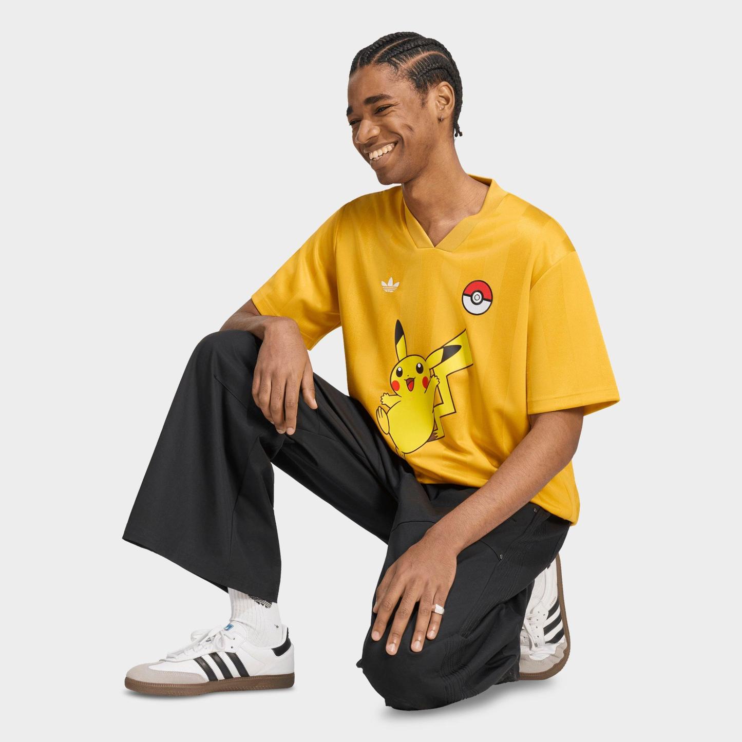 Men's adidas Originals x Pokémon Charizard Loose Jersey - Preloved Yellow