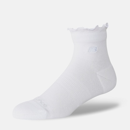 New Balance Active Premium Ruffle Socks 1 Pair, AC91431WT