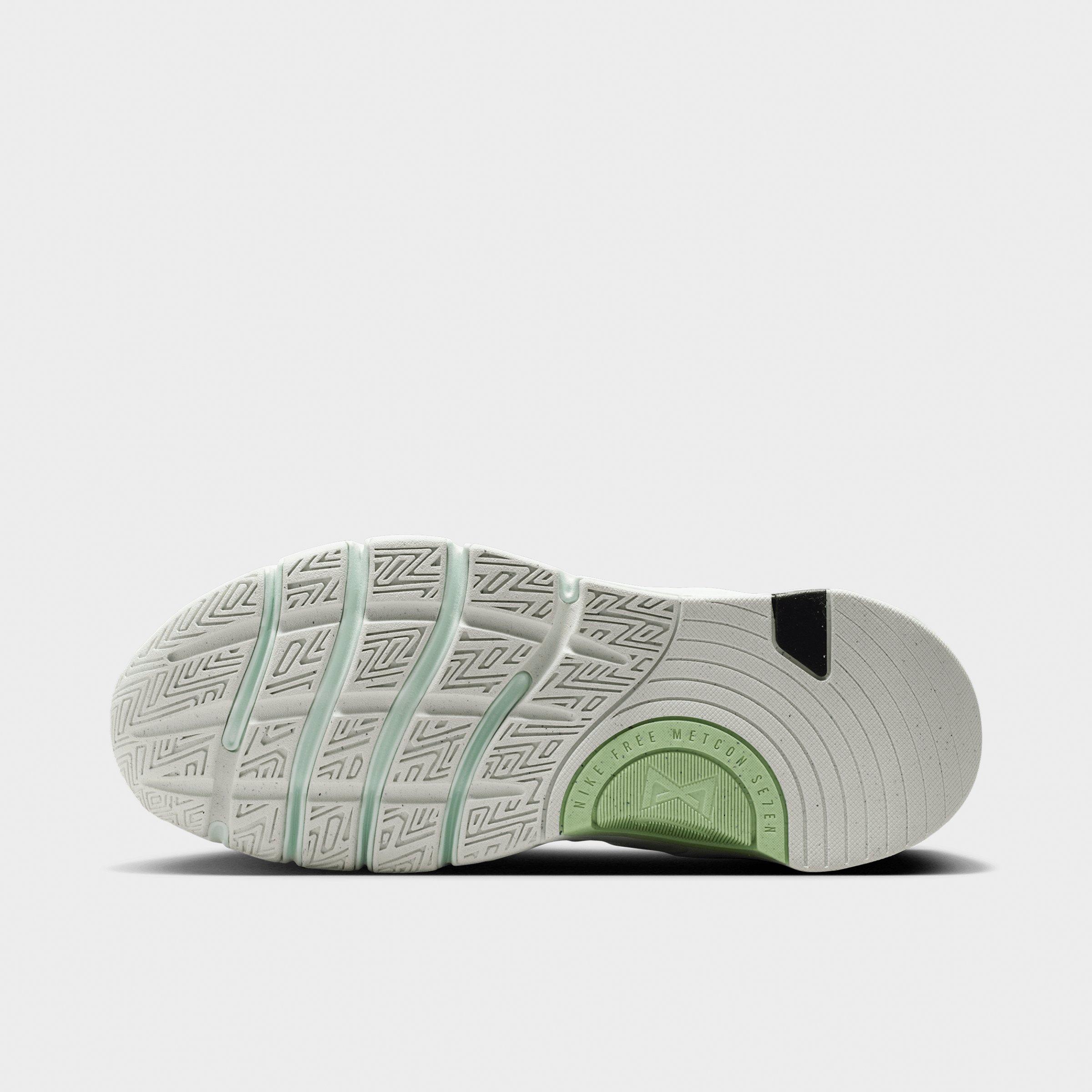 Women’s Nithtke Free Metcon 7 Training Shoes - Part 2 - Off White/Cucumber Calm/Barely Green/White - Bottom view