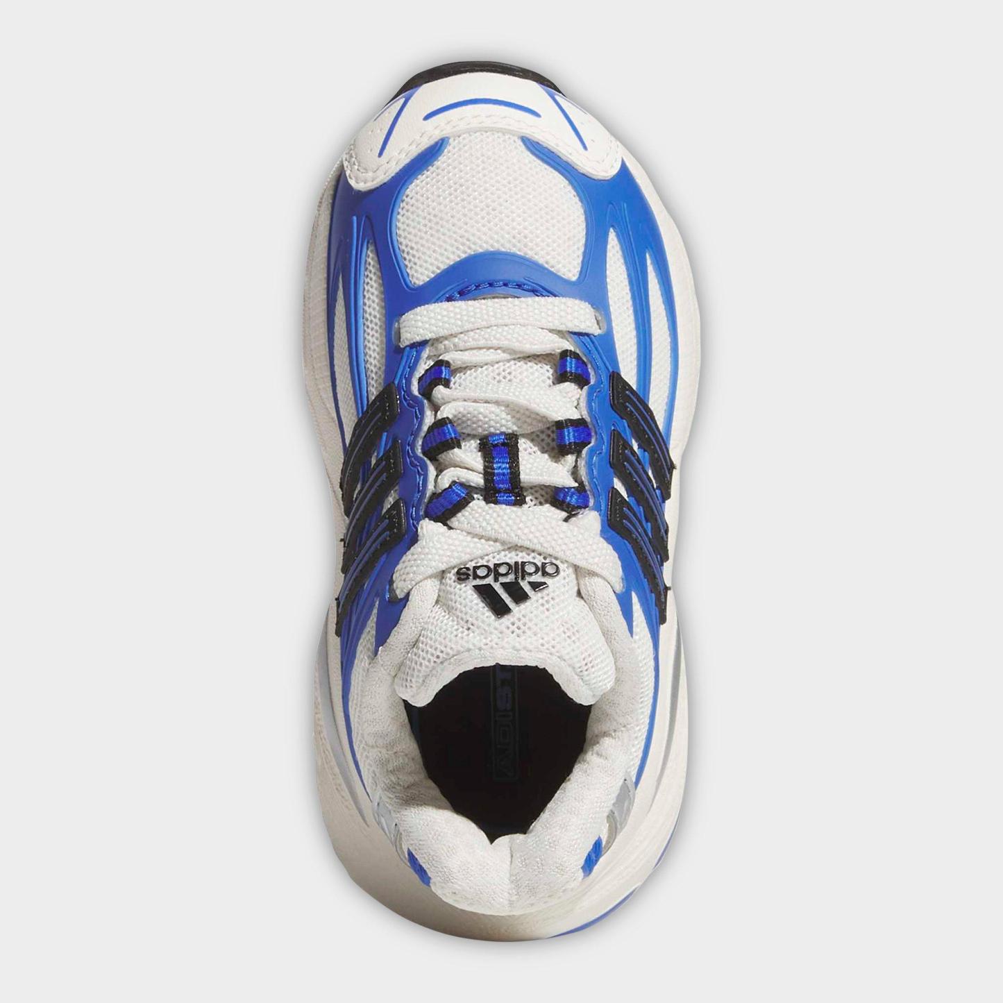 Kids' Toddler adidas Adistar XLG 2.0 Stretch Lace Casual Shoes - Hi-Res Blue/Core Black/Off White - Top view