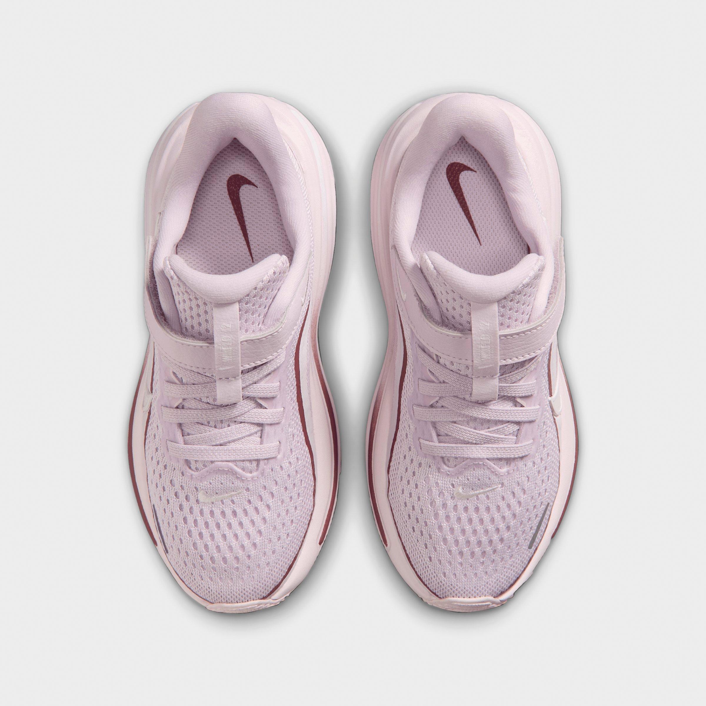Little Kids' Nithtke Winflo 12 Road Running Shoes - Bleached Lilac/Pearl Pink/Pink Smoke/Sail - Top view