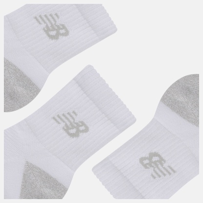 New Balance Active QTR Socks 3 Pack, LAS35204WT