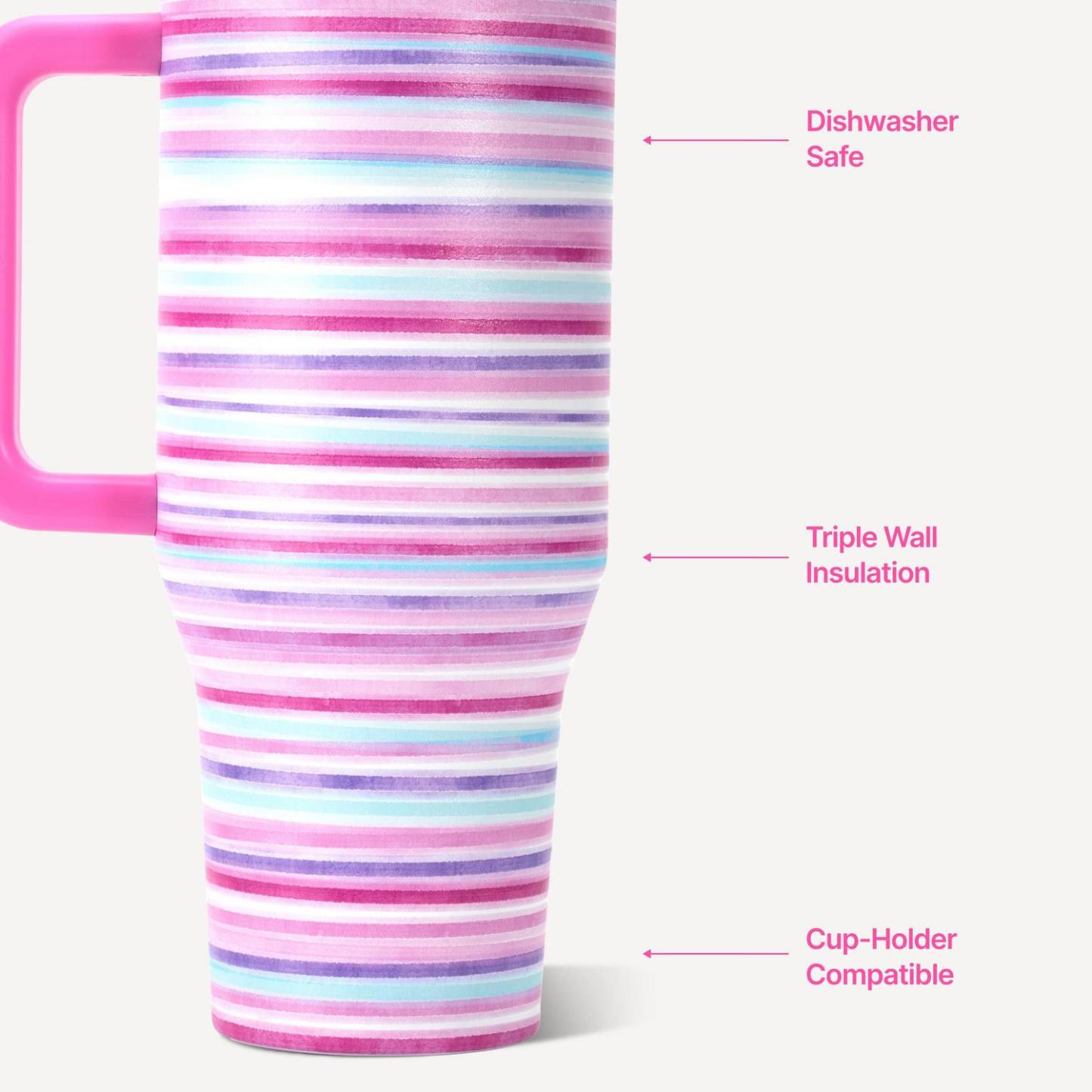 HydroJug x SCHEELS Pink Horizon Traveler Tumbler - Pink Horizon - view 3