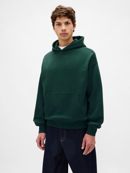 Adult Heavyweight Oversized Hoodie - deep hunter