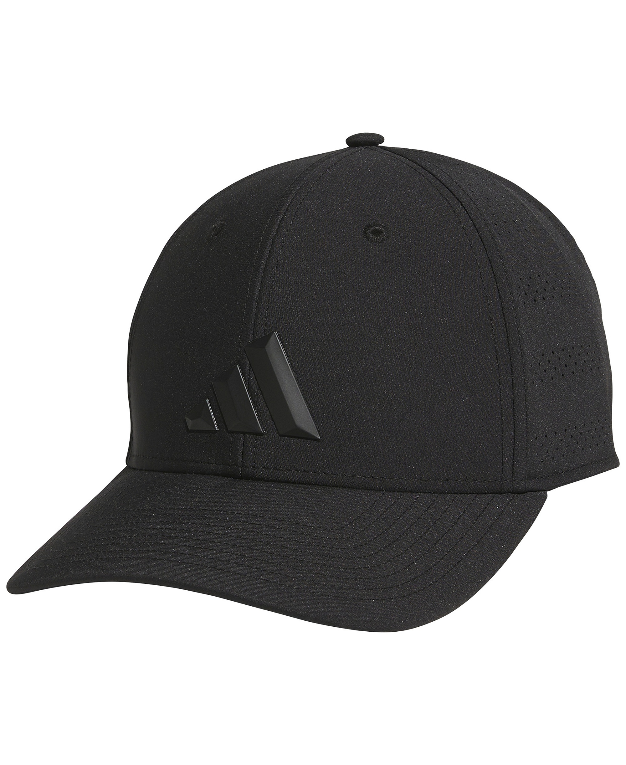 adidas Men's Game Day Stretch-Fit Hat - Black
