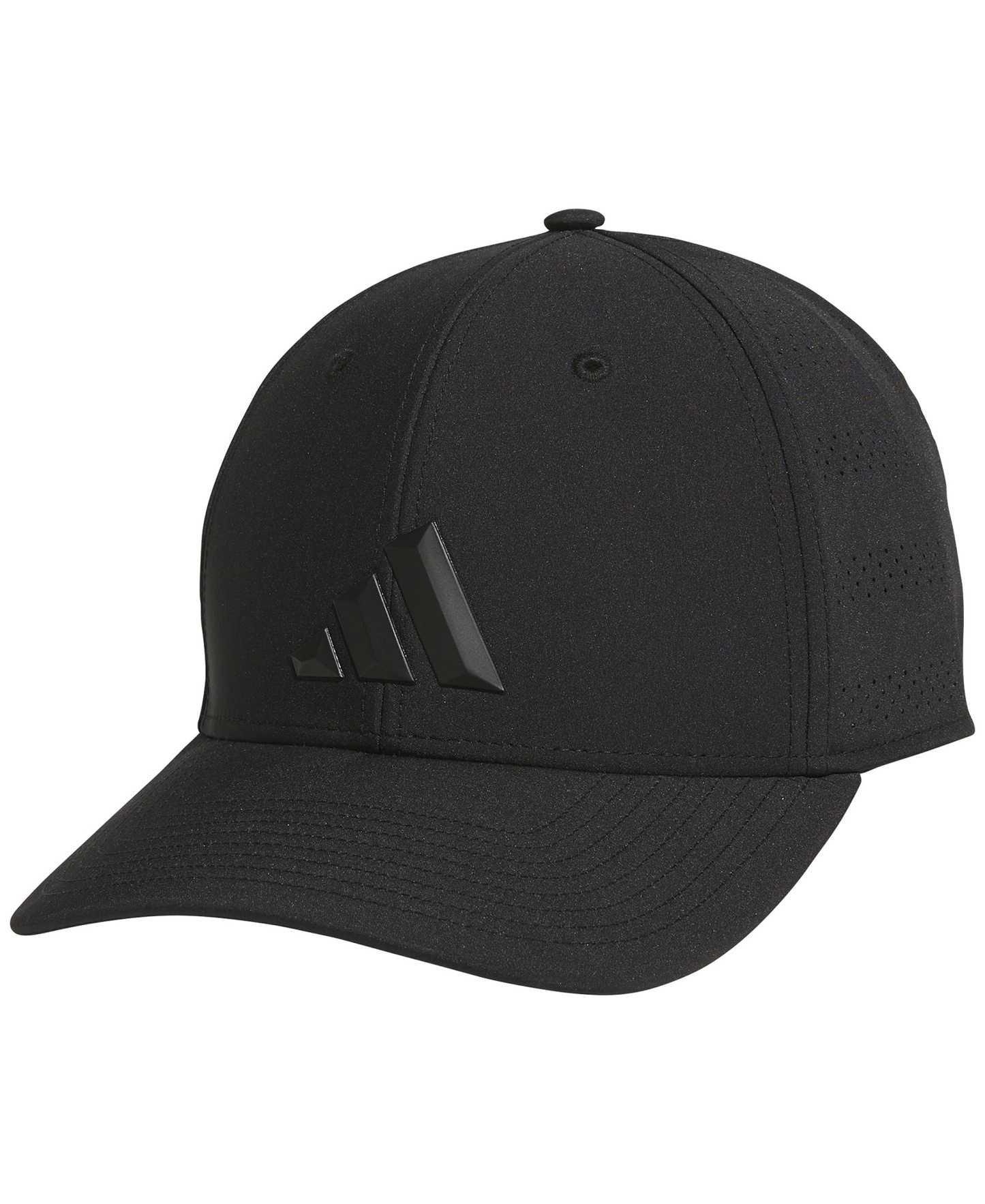 adidas Men's Game Day Stretch-Fit Hat - Black