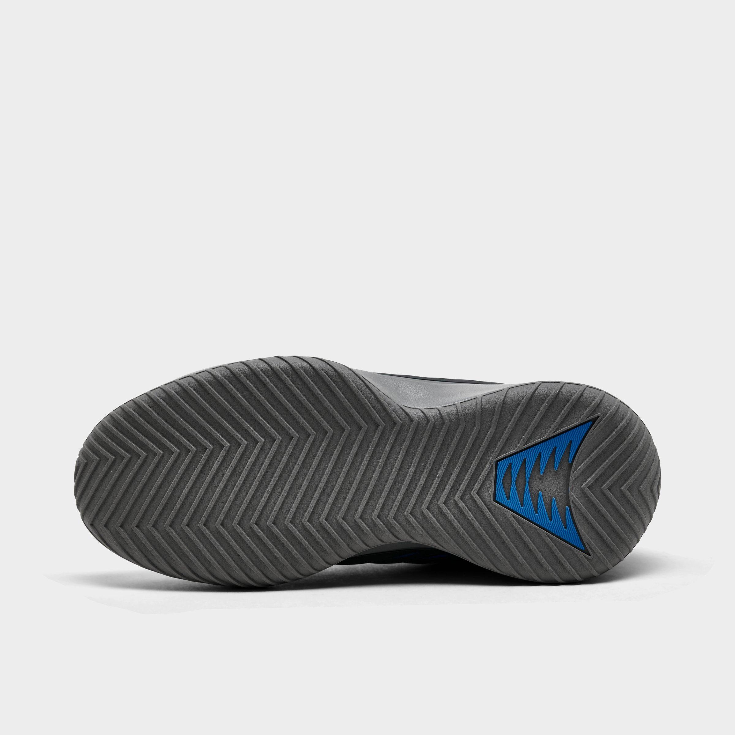 Men's adidas Believe That 1 Basketball Shoes - Carbon/Grey/Lucid Ray Blue - Bottom view