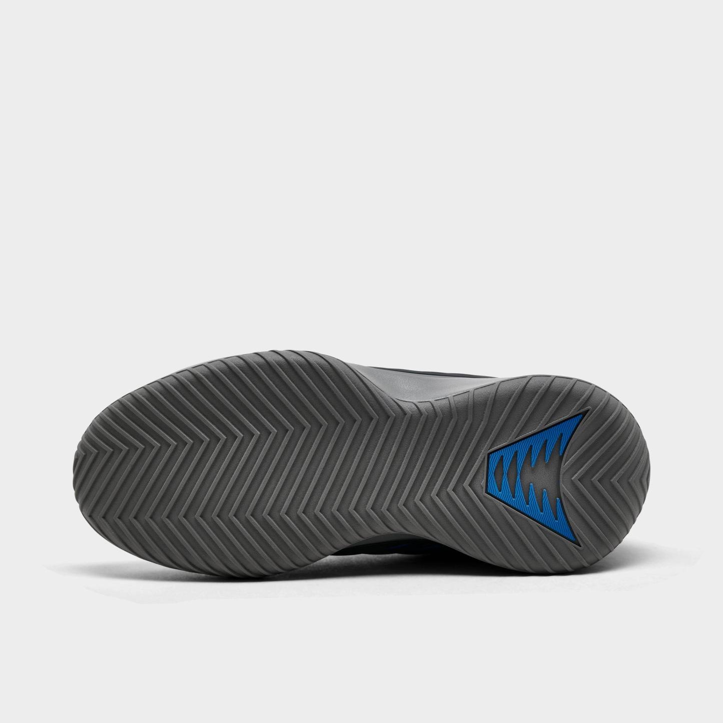 Men's adidas Believe That 1 Basketball Shoes - Carbon/Grey/Lucid Ray Blue - Bottom view