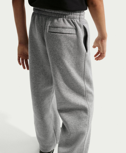 Nike Girls' and Boys' 7-20 Sportswear Loose Open-Hem Pants - Gray