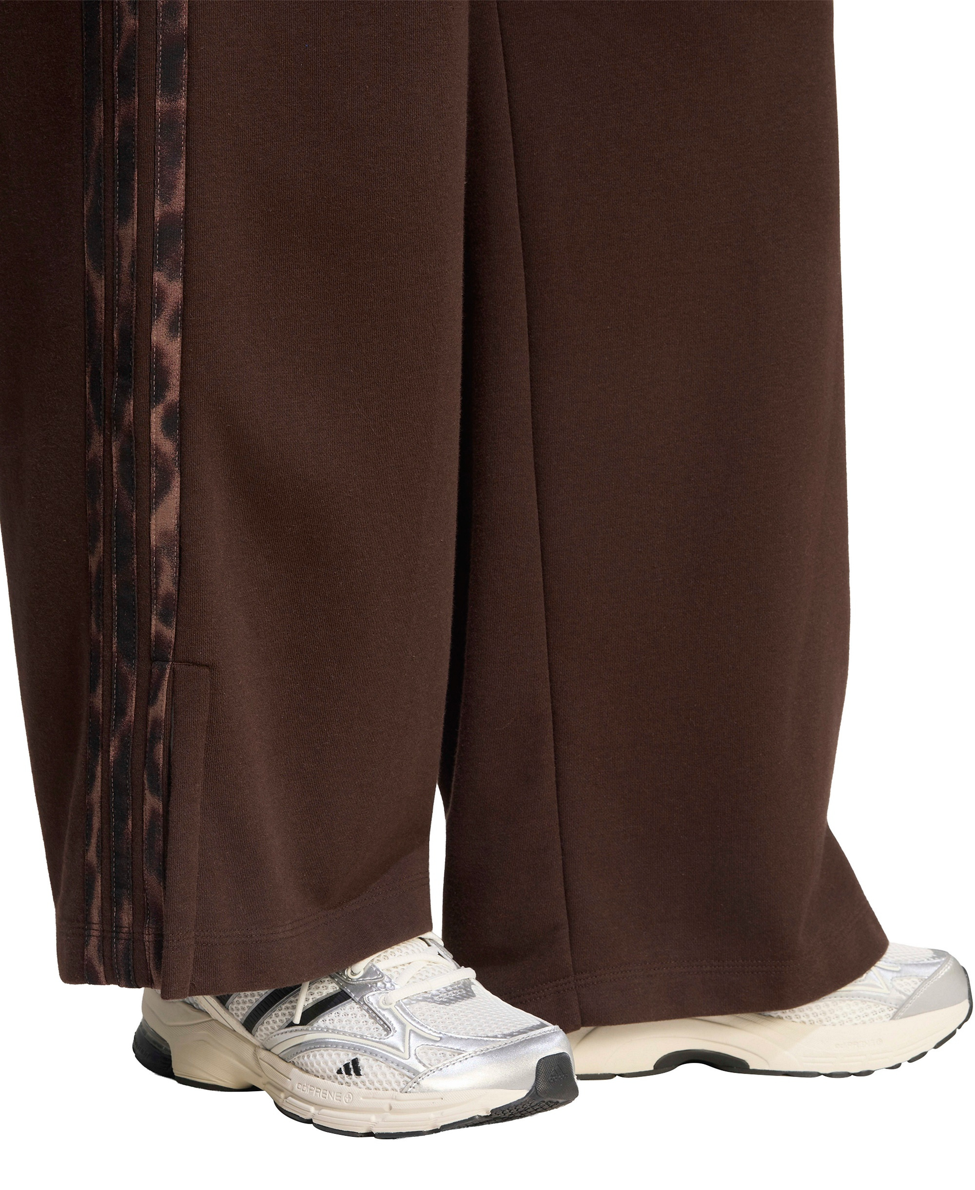 adidas Women's Seasonal Essentials Animal Print 3-Stripes Pants - Aurora Coffee/ Multicolor