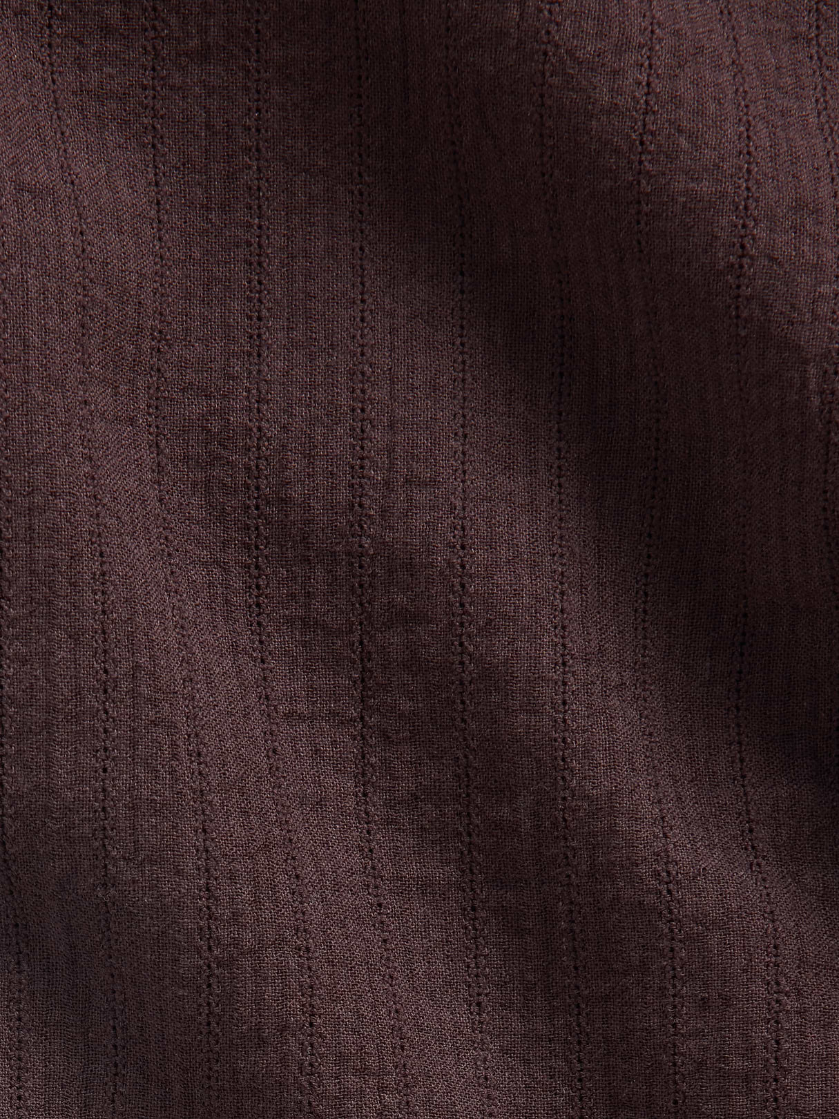 Textured Dobby Fitted Shirt - Terra brown