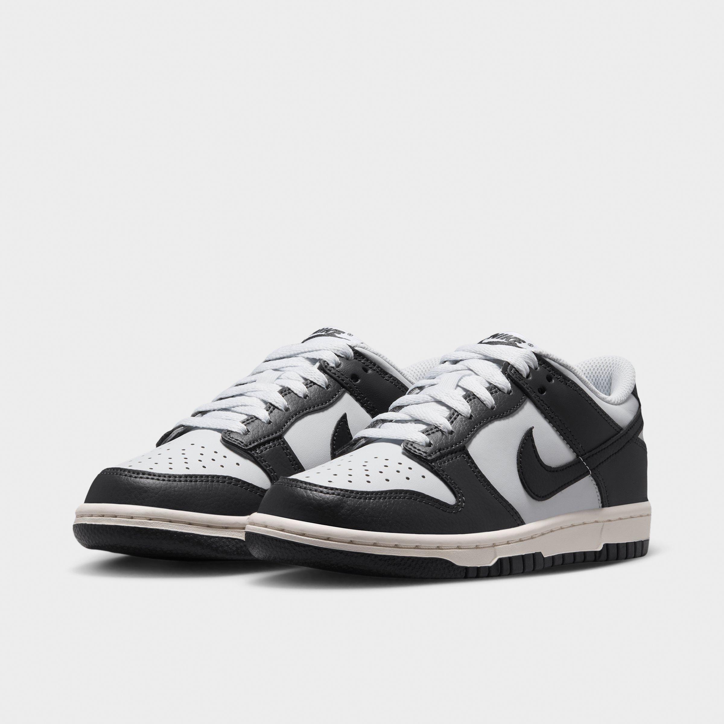 Big Kids' Nithtke Dunk Low Casual Shoes - Part 1 - Off Noir/Phantom/Sail/Black - Both shoes facing left