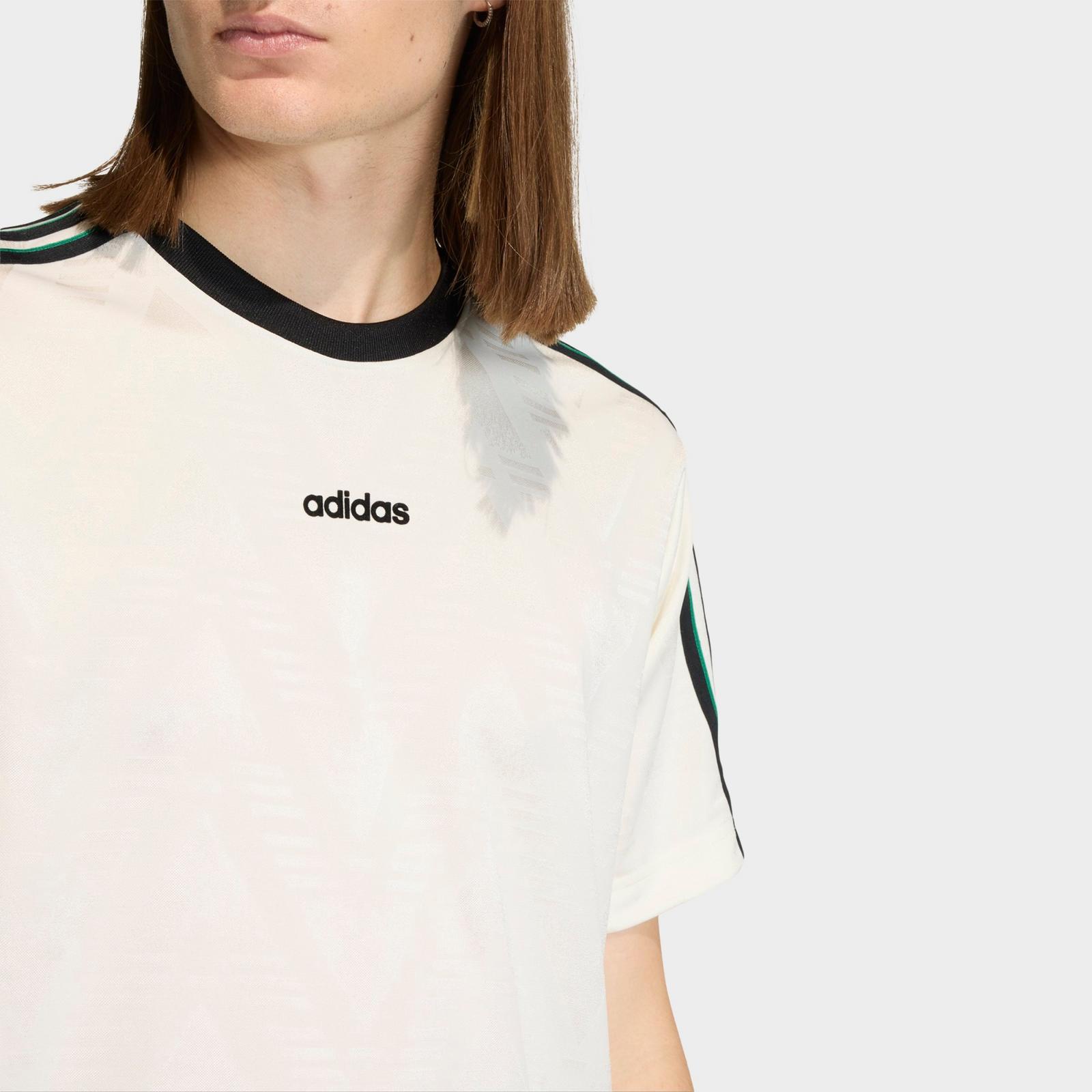Men's adidas Originals Jacquard Jersey - Off White - view 4