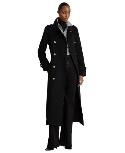 Lauren Ralph Lauren Women's Collared Coat - Black