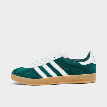 Men's adidas Originals Gazelle Indoor Casual Shoes - Aurora Ivy/White/Gum - view 1