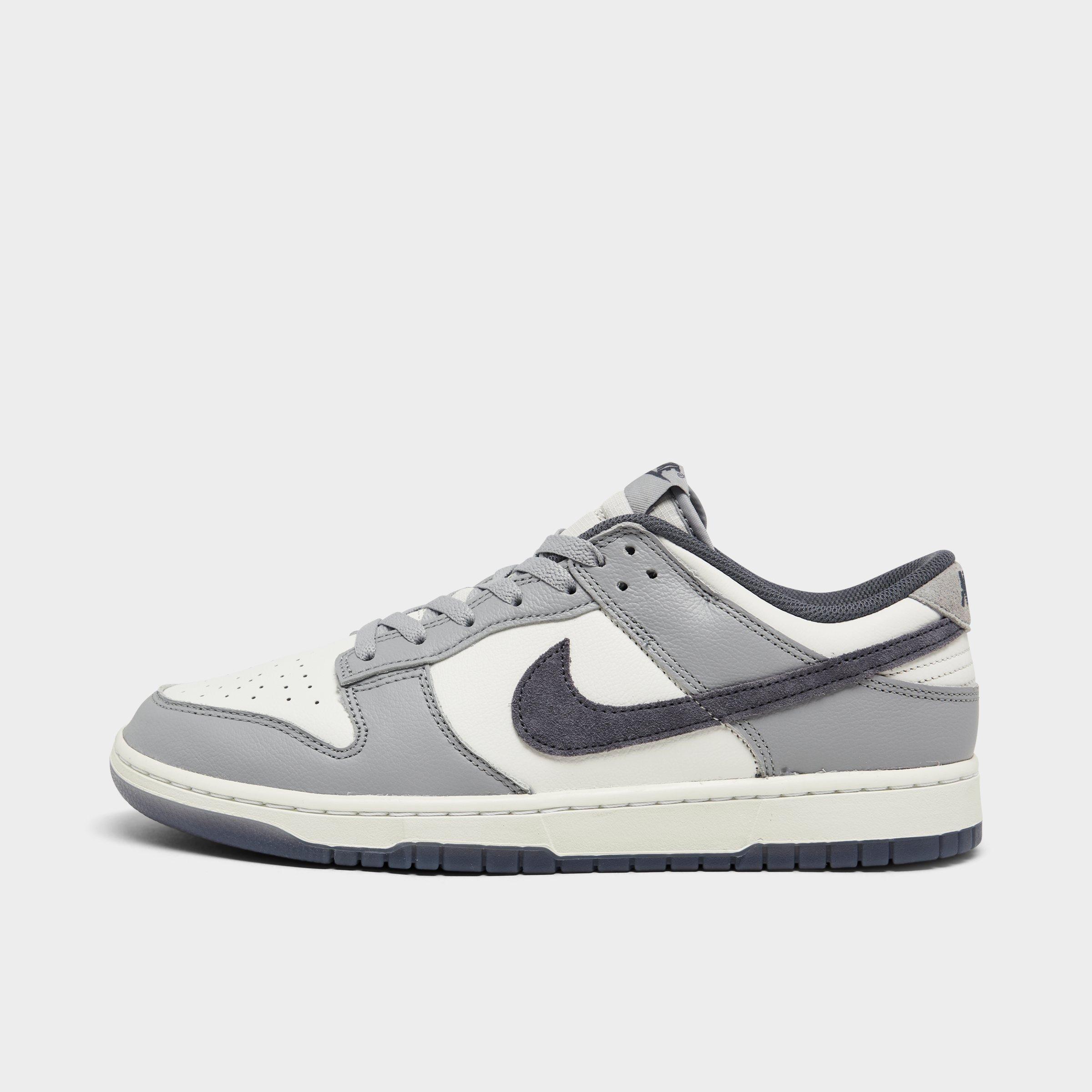 Nithtke Dunk Low Retro Premium SE Corduroy Casual Shoes (Men's Sizing) - White/Light Carbon/Platinum Tint - Left shoe facing left. Outside of the shoe.