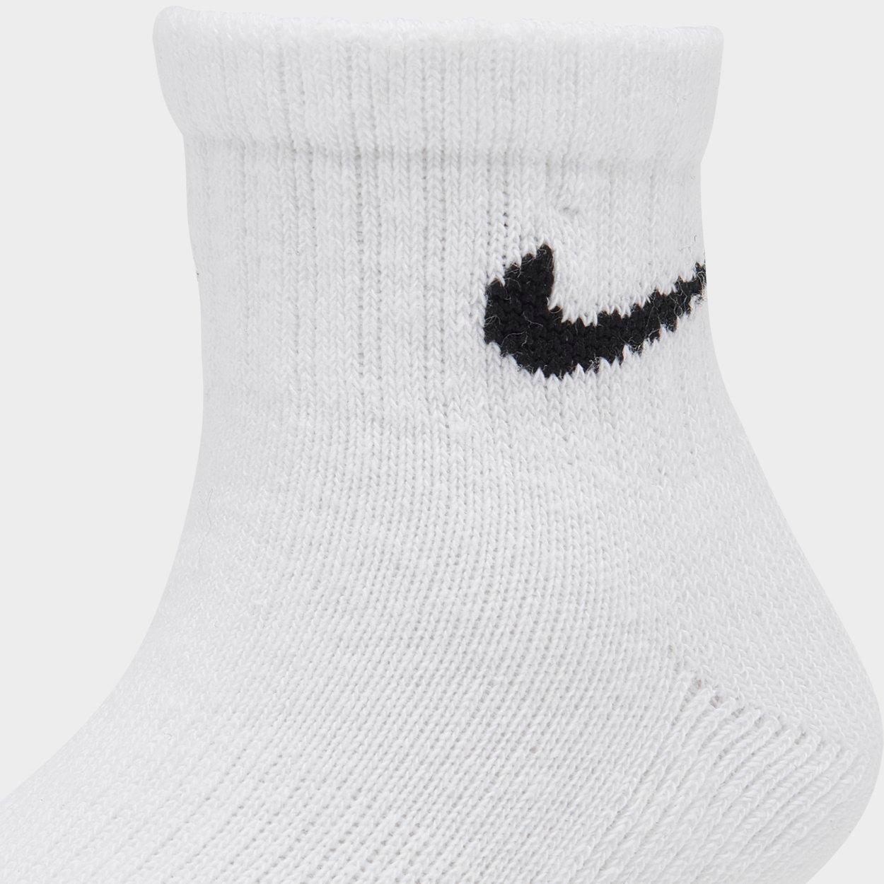 Little Kids' Nithtke Dri-FIT Ankle Socks (6-Pack) - White