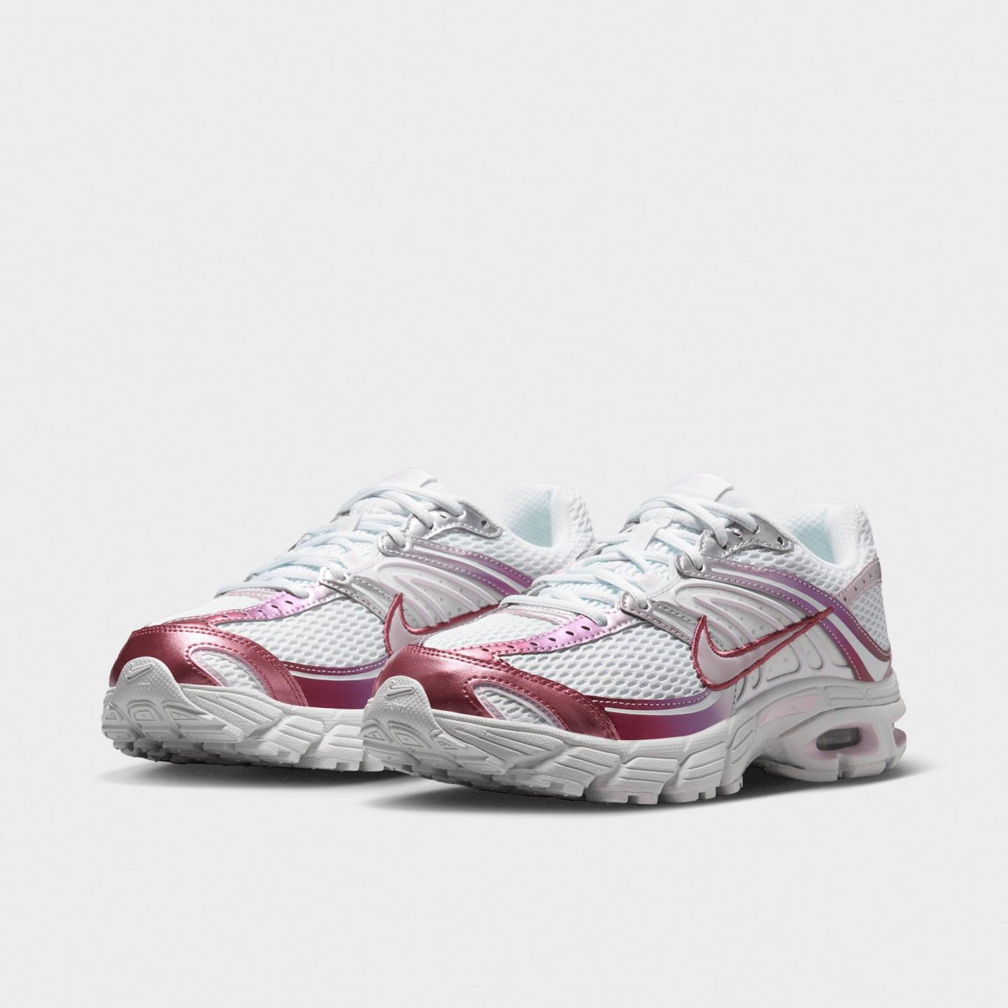 Women's Nithtke Air Max Moto 2K Casual Shoes - Part 3 - Off White/Metallic Silver/Mystic Dates/Bleached Lilac - Both shoes facing left