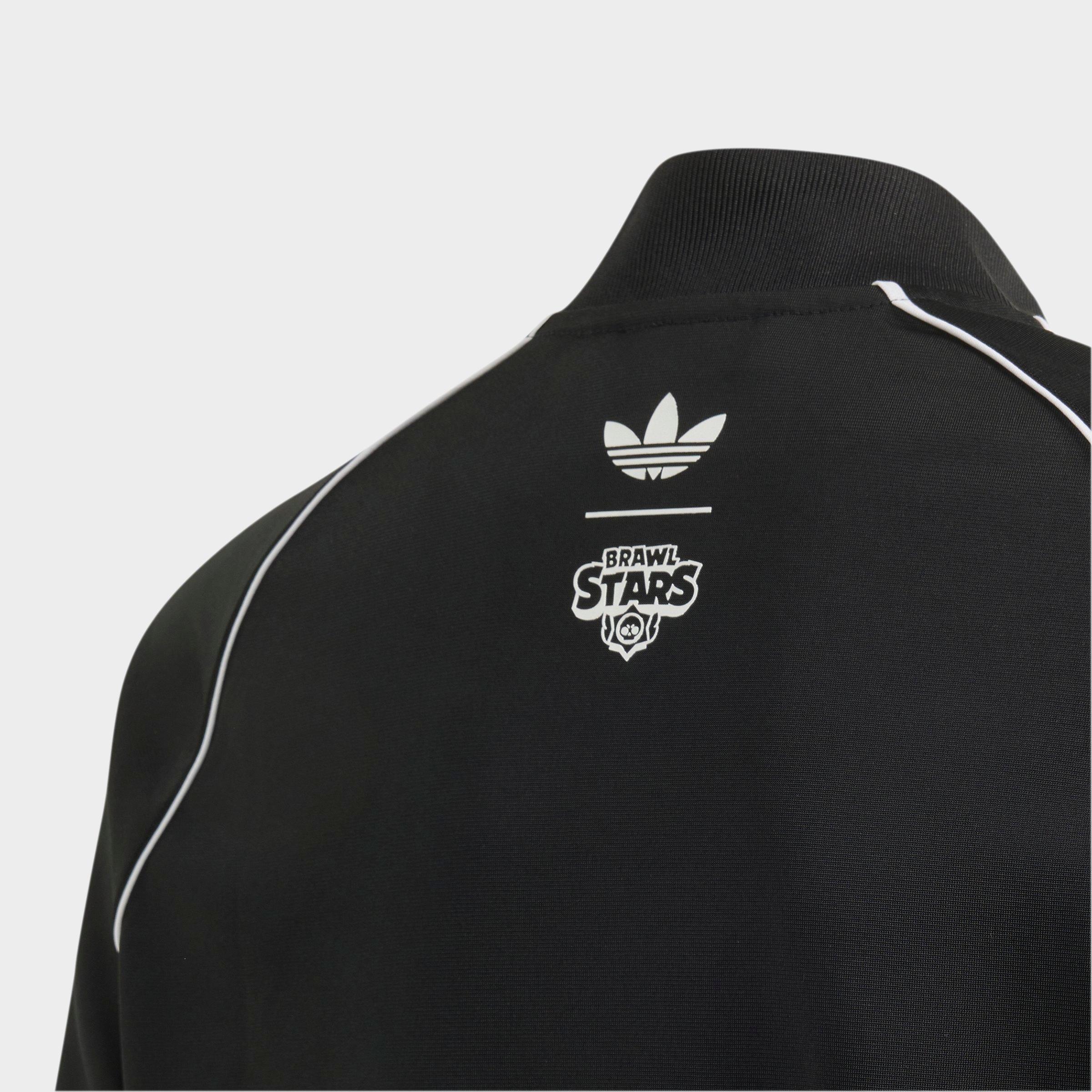 Big Kids' adidas Originals x Brawl Stars Superstar Loose Full-Zip Track Top - Black/White
